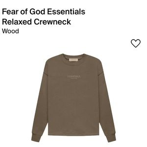 Brown Men’s Essentials Relaxed Crewneck